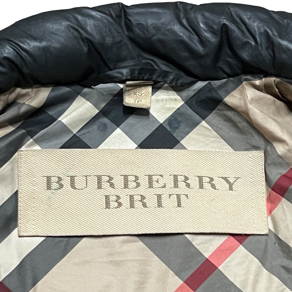 Burberry Brit Down Puffer Jacket Apres Ski Winter Vacation - Picture 6 of 14